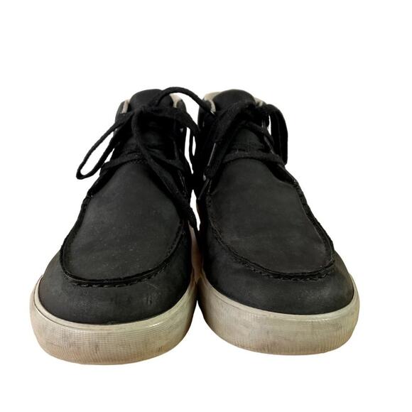 Keen Men's Timmons Chukka Boots 13 Black Soft Leather Lace Up Moc Toe Lace Up - Picture 2 of 14